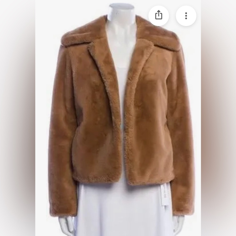 Theory Women's Faux Rabbit Fur Jacket